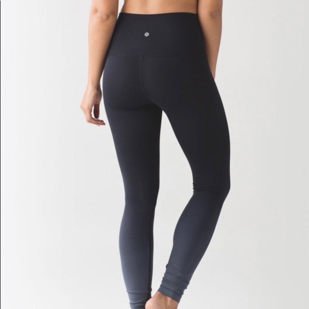 Lululemon Wunderunder high Rise Luxtreme, Ombré leggings, size 12, EUC